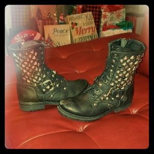 ASH combat biker boots